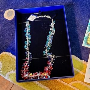 Swarovski Signed RARE  Niagara Necklace 29 inches.